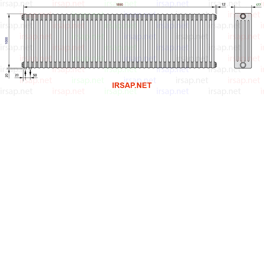 Радиатор IRSAP Tesi 51000/42 T18 CL 01